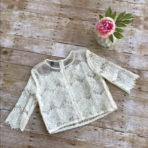 Forever 21 shear lace shirt