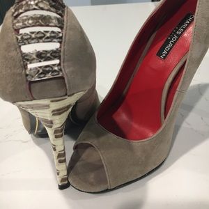 Suede Charles Jourdan Heels