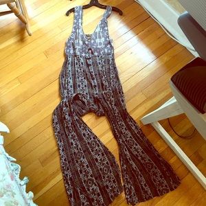 Free People NWT sleeveless jumpsuit