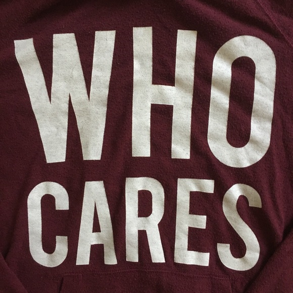 “Who cares” hoodie from Garage - Picture 2 of 4