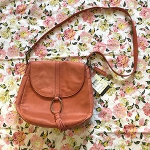 Lucky Brand Peach Leather Purse NWT