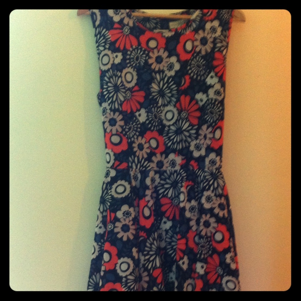 Maison Jules Fit & Flare Dress