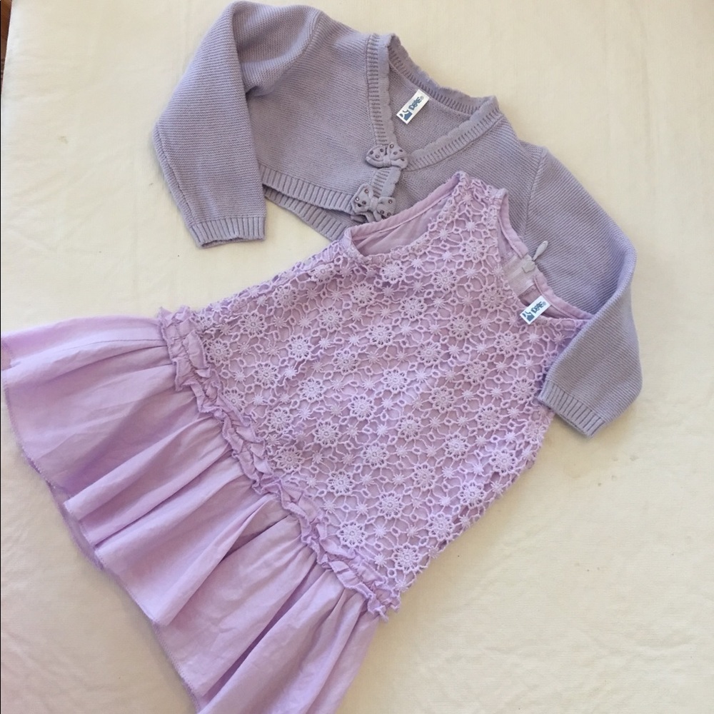 Italian dress and cardigan