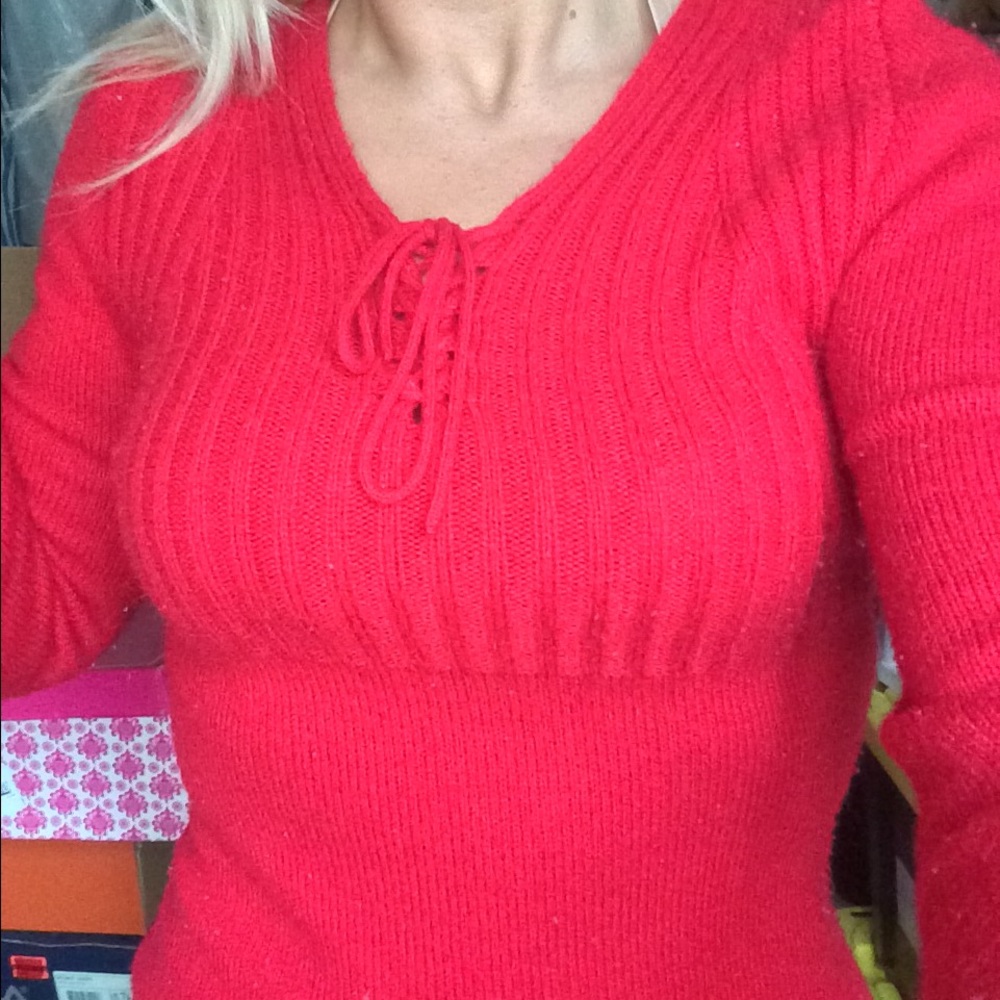 Red sweater