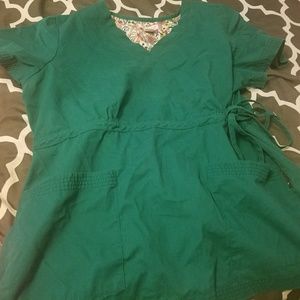 xl koi scrub uniform top
