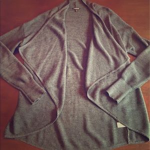 Express Green/Black Fly Away Sweater