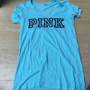 Pink Vneck tee