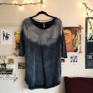 Grey Free People Tunic