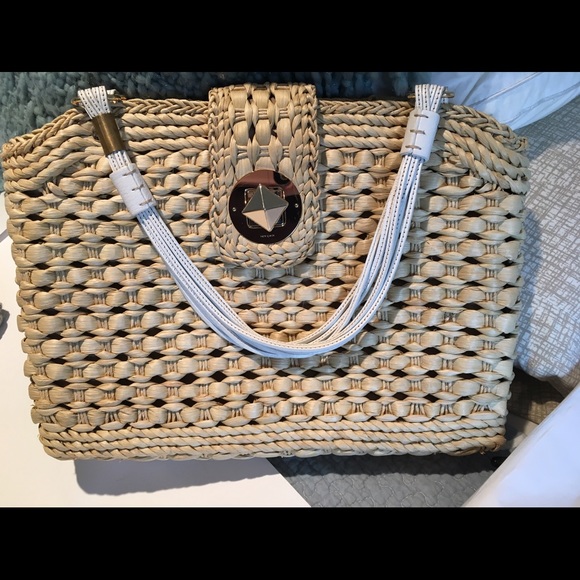 kate spade Handbags - Kate Spade wicker purse