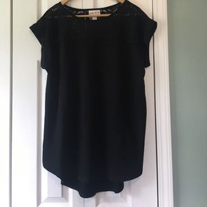 Ava & Viv Black X Shirt