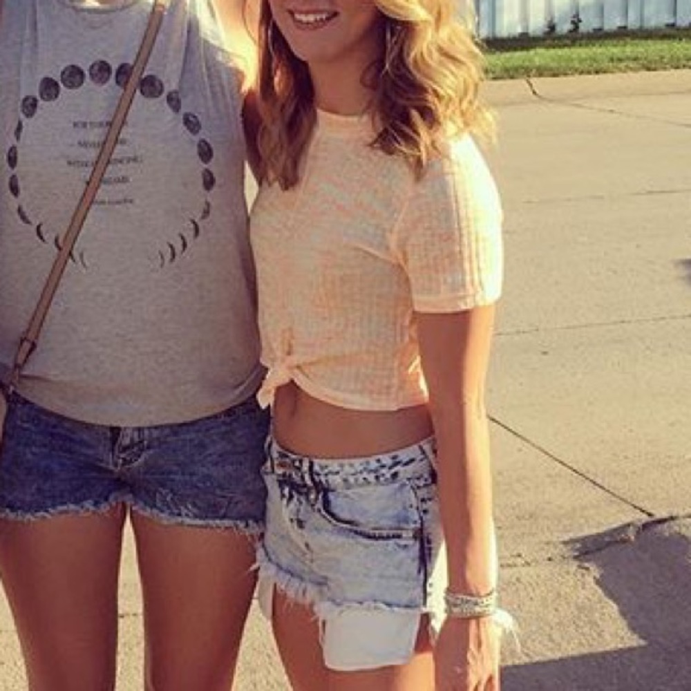 Knotted crop top