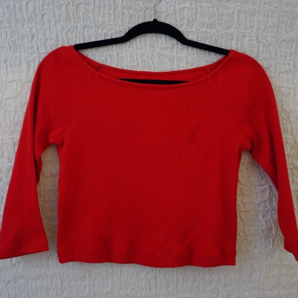 Red crop top // Forever 21