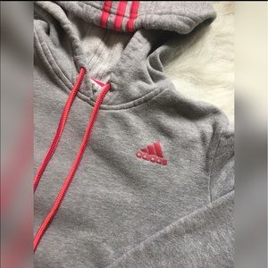 Pink&Gray Adidas Hoodie