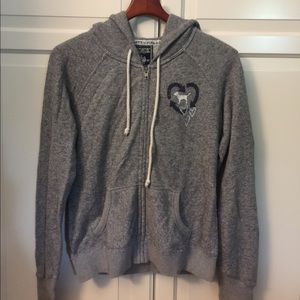 EUC Victoria's Secret PINK silver sparkle set