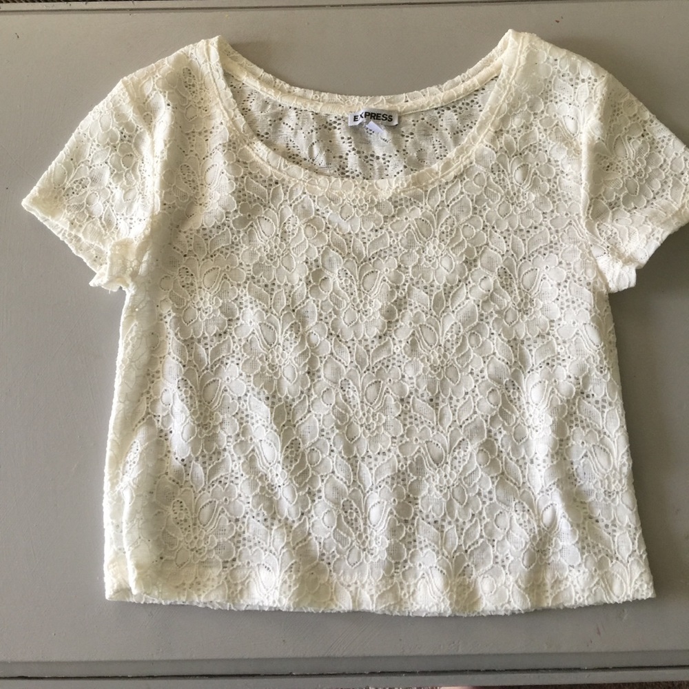 Lace crop top