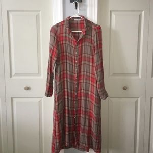 Free People plaid dress