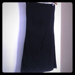 Spanx strapless black dress