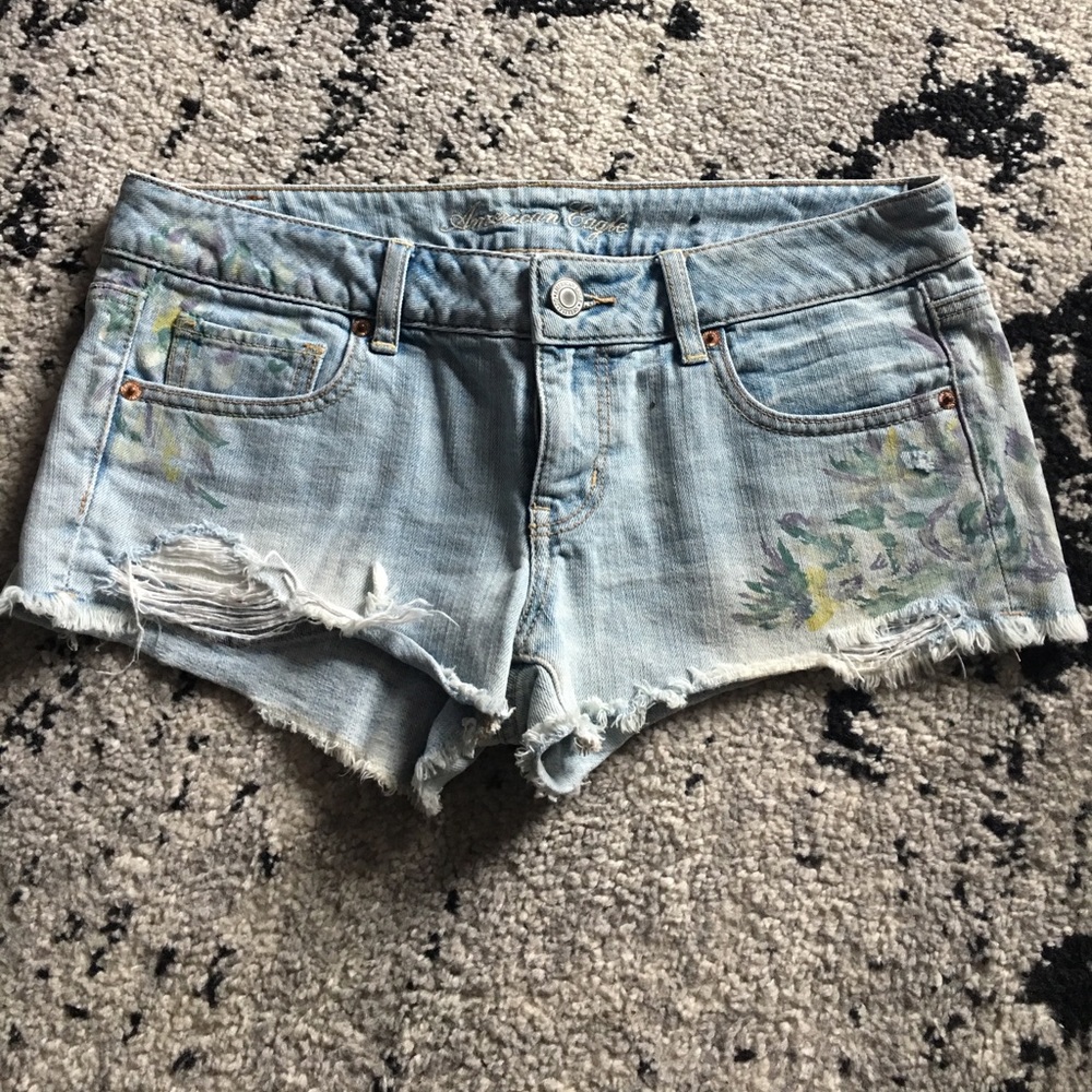 American Eagle jean shorts size 8