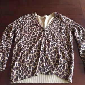 St. John's bay lags cheetah print cardigan