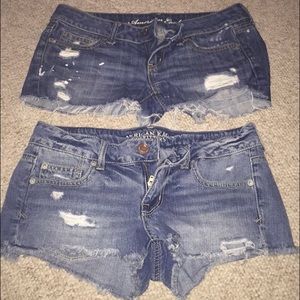 Lot of AE jeans shorts