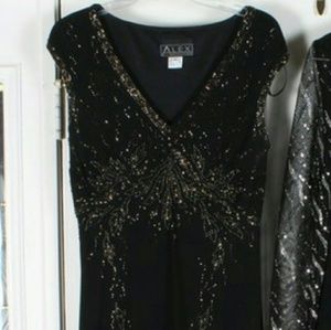 'Alex' Black Evening Gown // Formal Gown