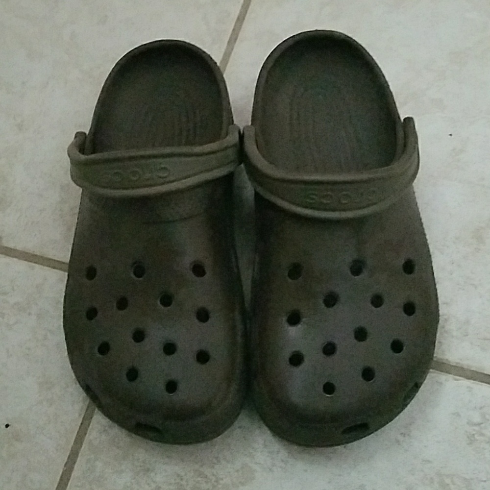 Brown Crocs