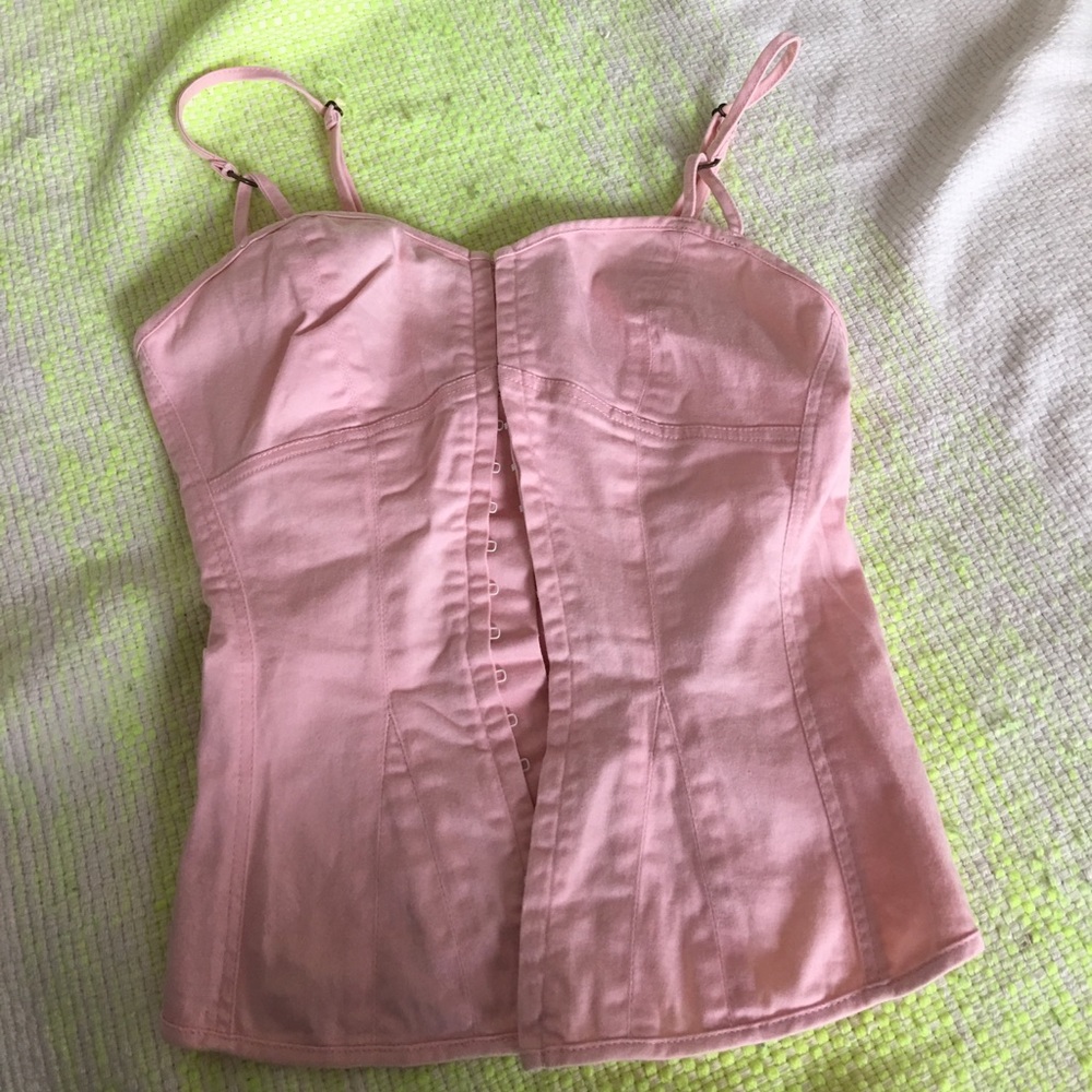 Pink corset