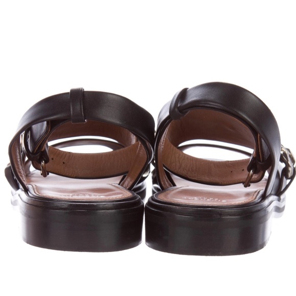 Givenchy Black Chainlink Sandals Sold Out Size 7.5 - Picture 4 of 4