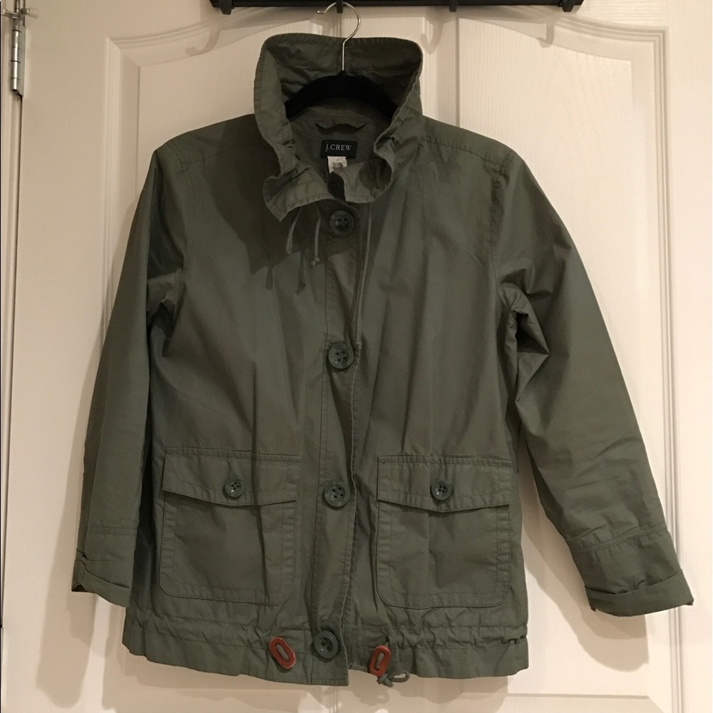 J Crew army green jacket