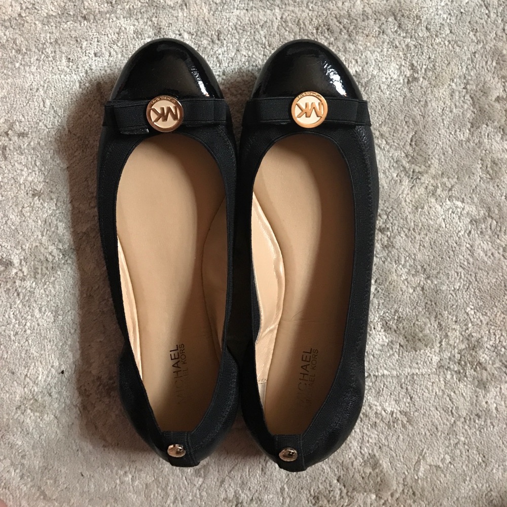 Black Michael Kors Flats