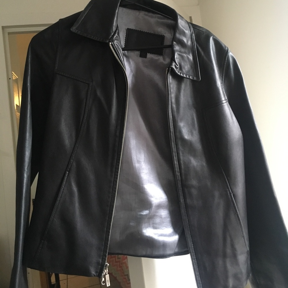 Guess leather jacket size L.