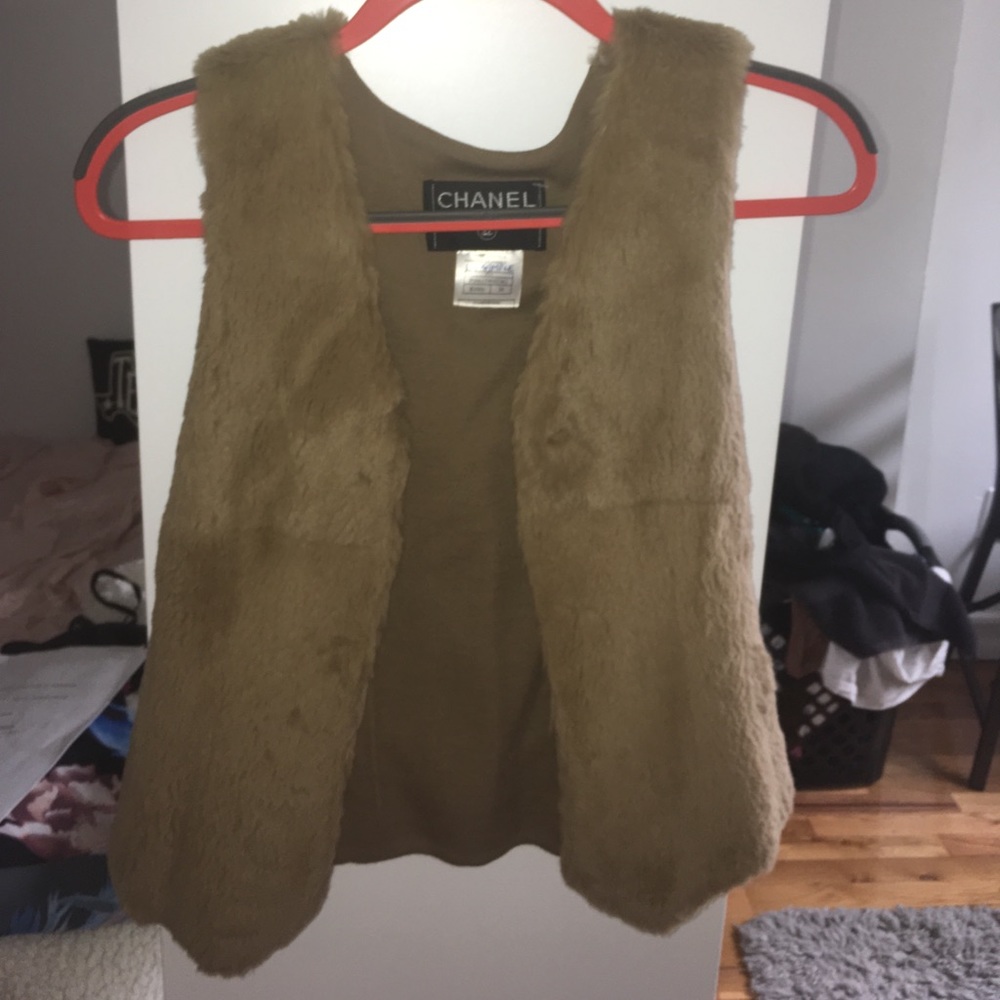 Chanel Rabbit Fur Vest