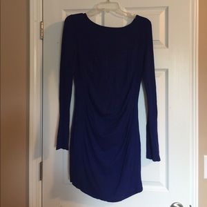 Royal blue Express sweater dress