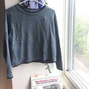 H & M blue-grey sweater