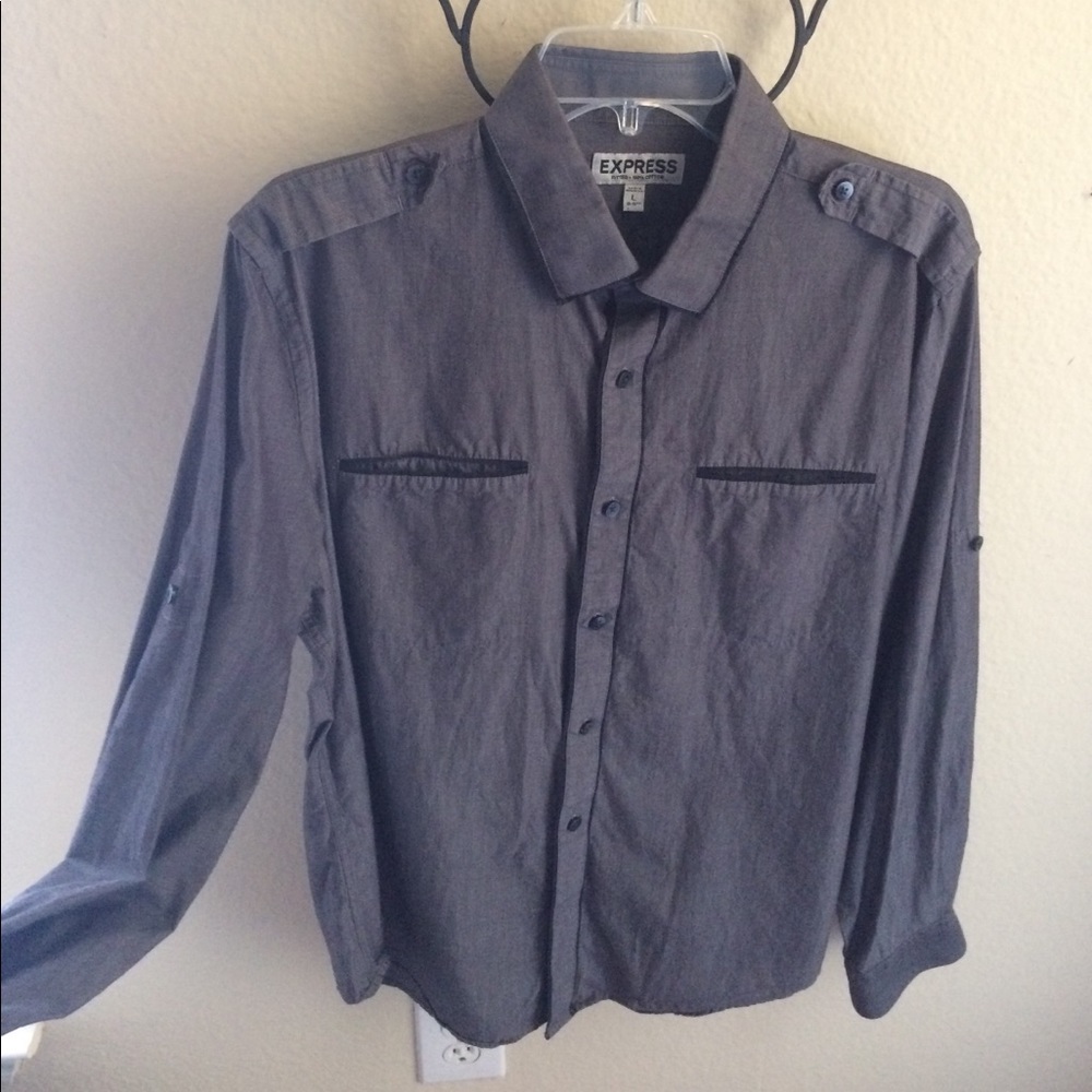 Express Men's Button-up Shirt.