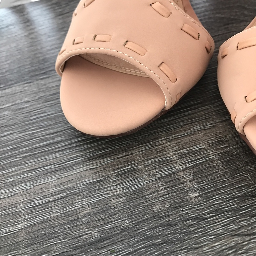 Pink Blush Side Cut Out Heels - Picture 6 of 7