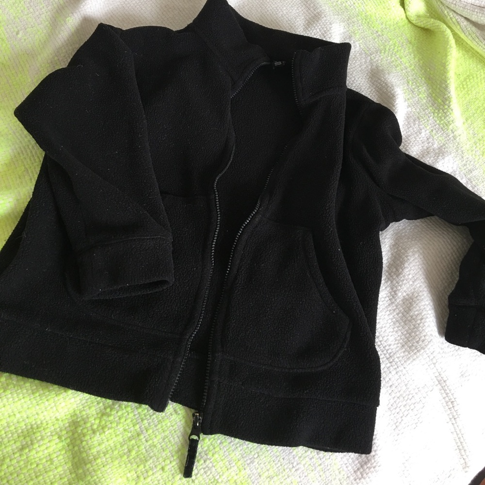 Uniqlo boys fleece zip up