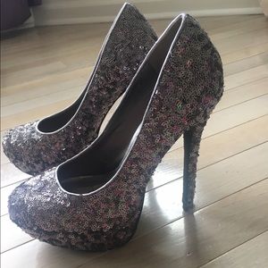Steve Madden sequin heels