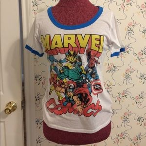 Marvel Graphic Tee Vintage Style