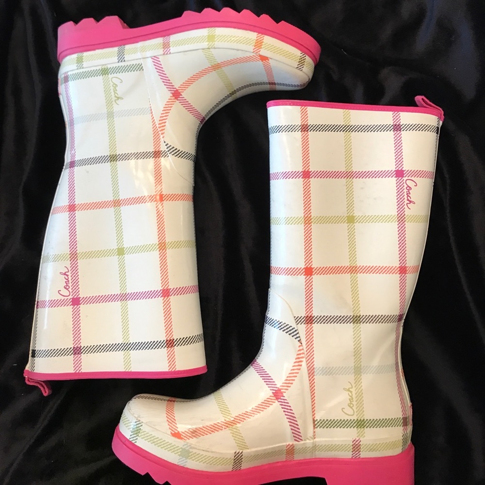 Coach rain boots