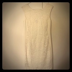 XS White Lace Dress