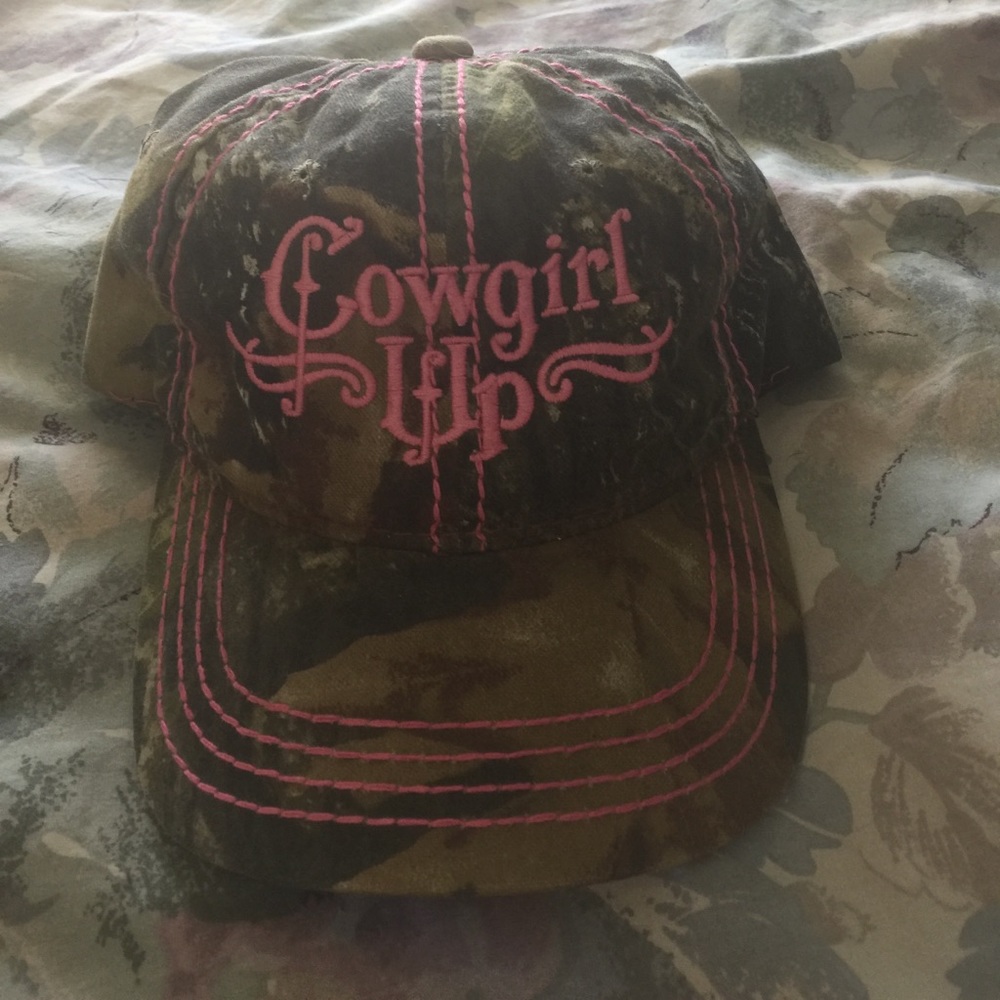 Cowgirl Up Camo Hat