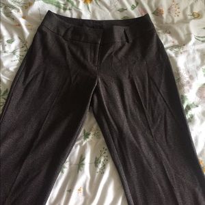 brown cotton-tweed trousers