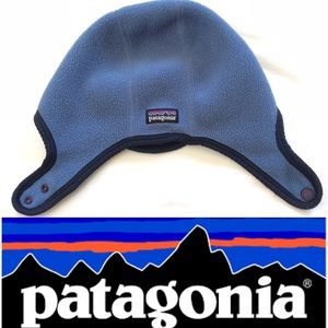 Patagonia baby reversible synchilla fleece hat.