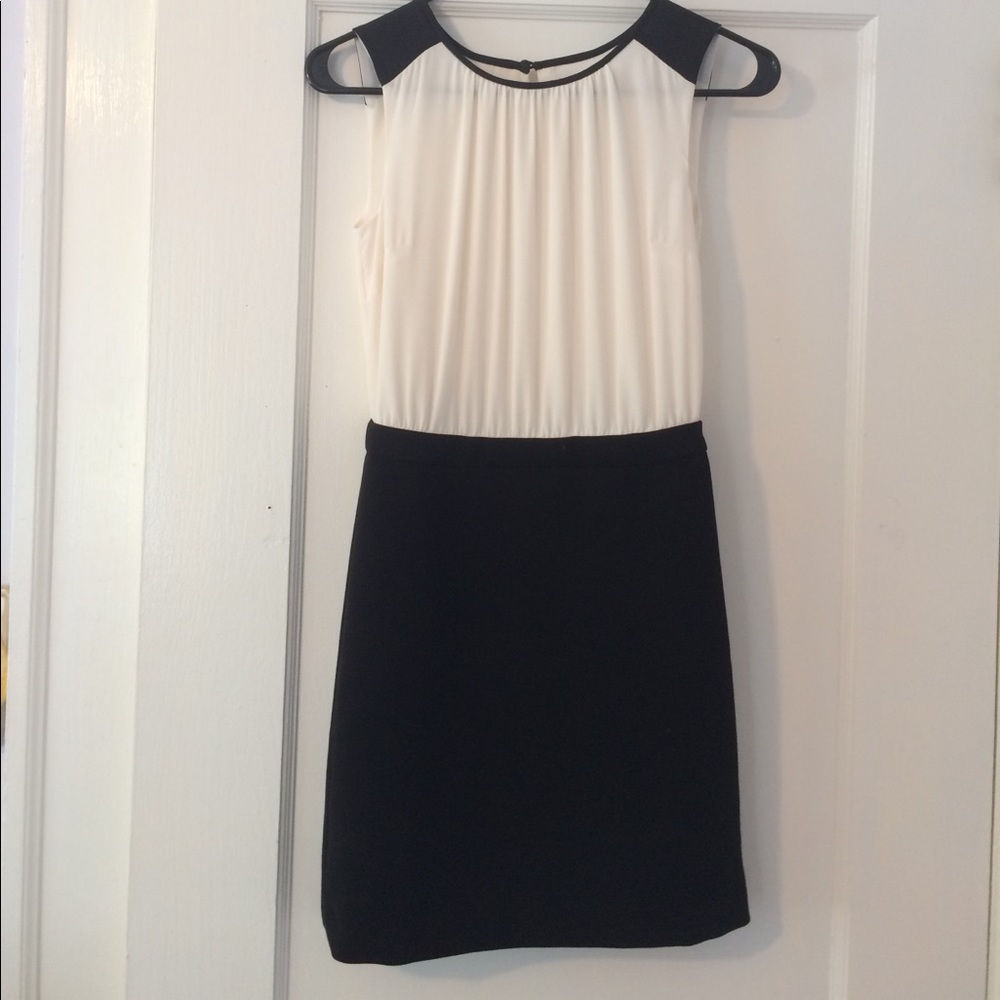 LOFT black and white dress. NWOT