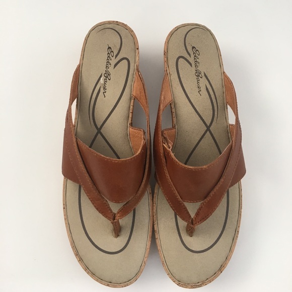 Eddie Bauer NWOB Eddie Bauer Leather Wedge Sandals size 11 from Alpaca's closet on Poshmark