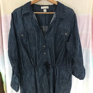 Women's denim style dress