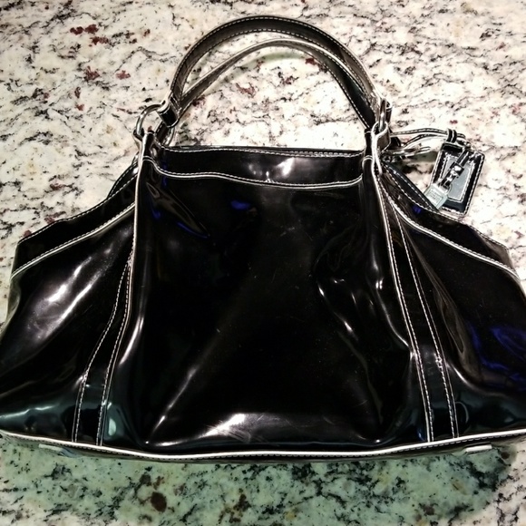 Black Patent Liz Claiborne Purse