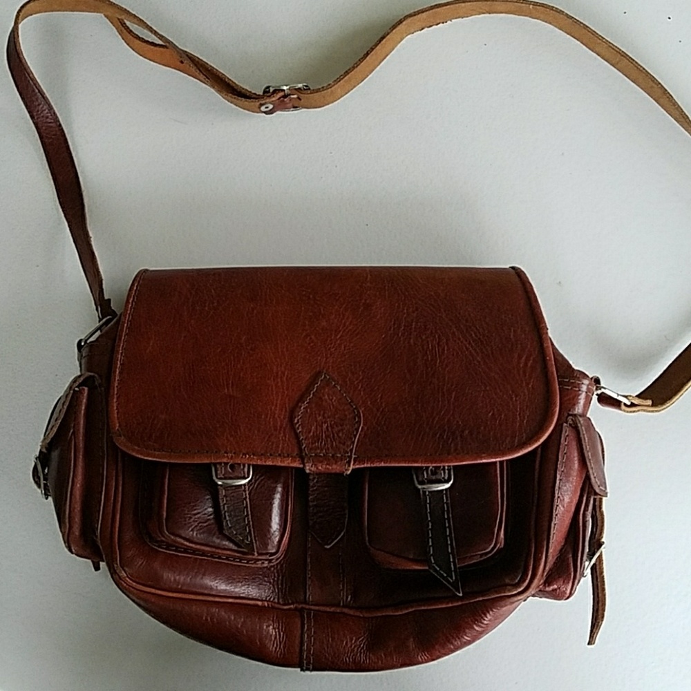 Leather Bag w/ Shoulder Strap