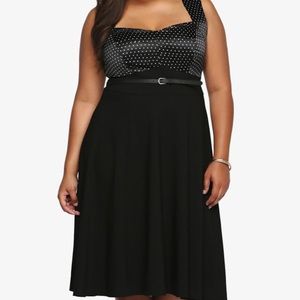 Polka Dot Swing Dress (Midi Length)